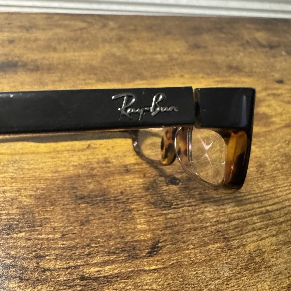 Ray Ban RB5052 Eyeglass/Sunglass Frames 51 [] 16-135MM w/ Yellow Ray Ban Case‎